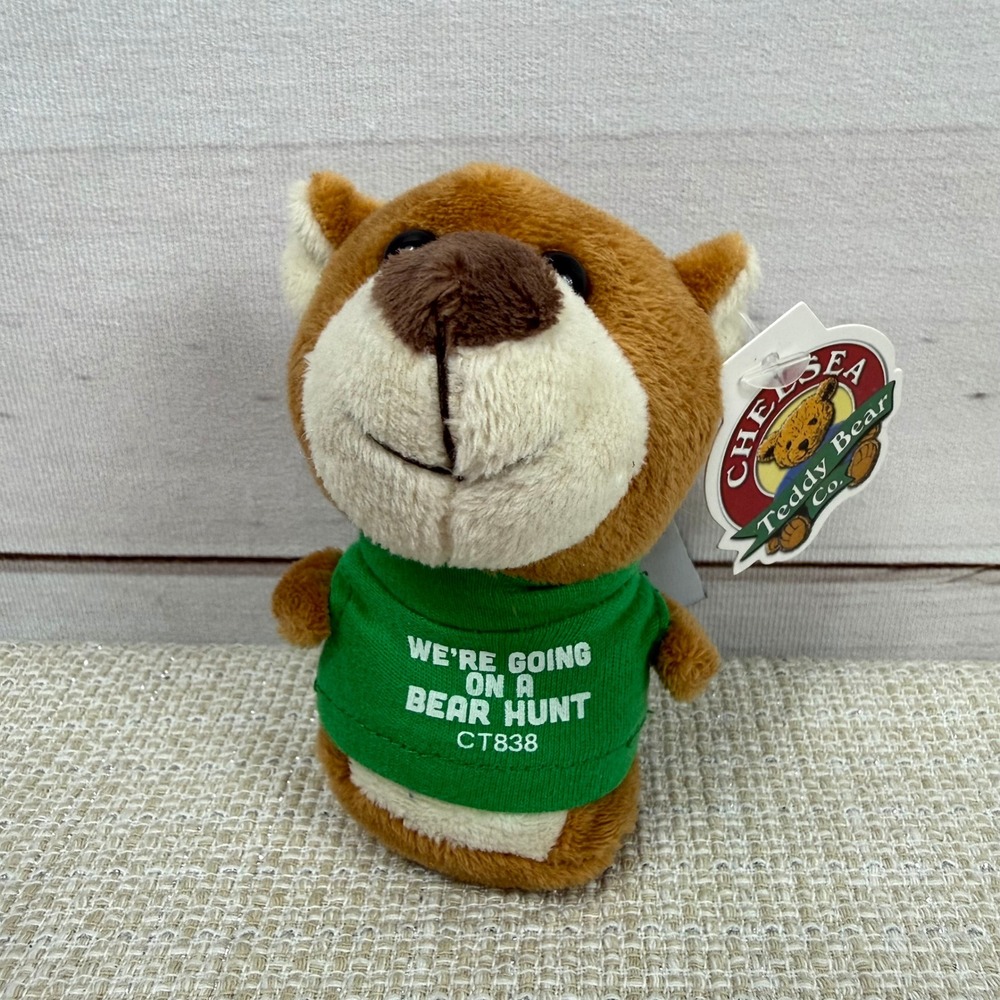 Chelsea Teddy Bear Co. CT88BEAR Bear Hunt Plush Stuffed Animal‎ Toy 4"